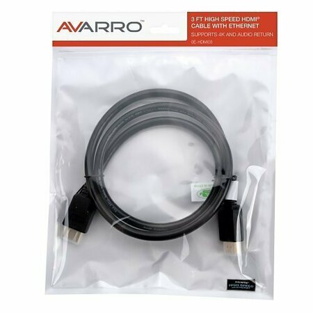 Avarro 3 FT HDMI V1.4 CABLE W/ETH 0E-HDMI03